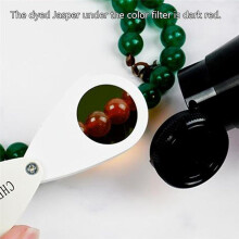 35X Jewelers Loupes Foldable Magnifier with Double Lens Chelseas Jadelite Filter for Jewelry Watches