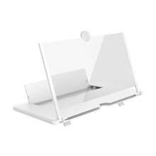 14 Inch 3D Screen Amplifier Mobile Display Enlarged Magnifier for Travel White