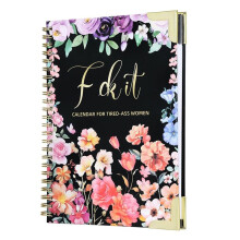 2025 Wall Calendar for Tired Women, Funny Sweary Calendar 2025 Wall, Hanging 2025 Calendar 12 Month Planner Spiral Bound