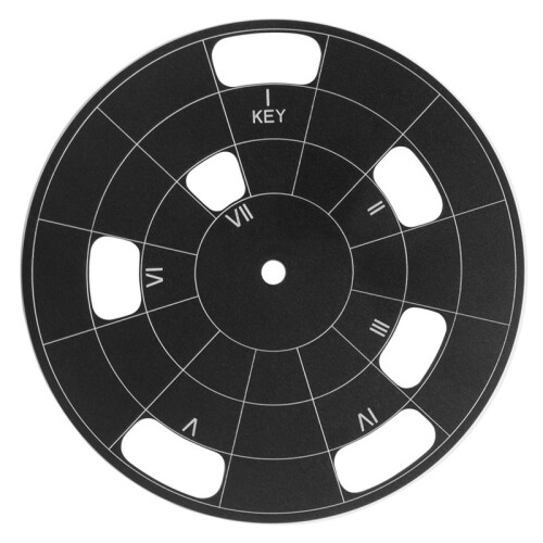 Guitar Chord Wheel, Melody Tool Without Base for Learning Guitar Chord Progression Transpose Fingering Practice 2