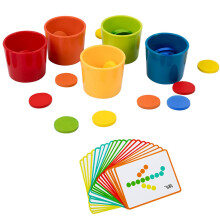 Color Classification Cups, Kindergarten Early Education Desktop, Baby Color Cognition