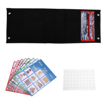 Visual Schedule for Kids Daily Routine Chart with 70 Cards Calendar Pocket Autism Learning Behavioral Tool Black