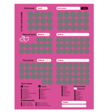 The Loves Games Scratch Off Poster Game for Couples Valentine'S Day Gifts Wall Poster Gift for Her & for Her