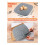 8 Pack Washable Chicken Nesting Pads for Laying Eggs, Nesting Box Liners for Chicken Coop Reusable Chicken Litter Gray 7