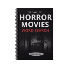 Horrorfilme-Wortsuche: Horrorfilme-Rätselbuch, Horror-Themenbuch für Horrorfilm-Fans