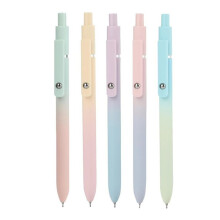 5Pcs Gel Pens Medium Point 0.7mm Pen Black Ink Pens Aesthetic School Office Supplies Cute Pens