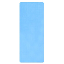 Reise-Yogamatte, Faltbare Rutschfeste Sport-Wildledermatte, Fitnessmatte für Pilatus, Hellblau