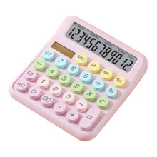 Candy-Colored Desktop Calculator for Office & School, Student Stationery, Ideal for Calculations E