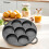 7 Hole Egg Pancake Steak Pan Cast Iron Non-Stick Kitchen Cooking Ham Pan Breakfast Maker Cookware Omelet Pancake 4