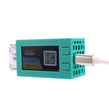For Nerdminer V2 Pro Miner 78KH/S Bitcoin Lottery Miner with Luminous Fan BTC Solo Lottery Mining Miner Green