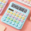 Candy-Colored Desktop Calculator for Office & School, Student Stationery, Ideal for Calculations B 8