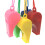 Plastic Whistle Colorful Cheer Referee Whistle with Lanyard (Random Color) 1