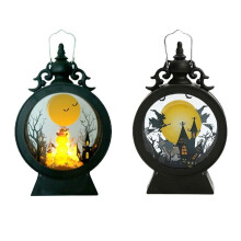 Horreur Halloween LED Vent Lumière Portable Fantôme Lanterne Bar Bureau Ornement Halloween Décor Accessoires Fournitures B