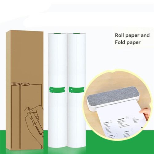 Thermal A4 Paper for PeriPage A40 Printer Quick Dry Writing Type Continuous Paper Roll Thermal Paper 2
