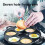 7 Hole Egg Pancake Steak Pan Cast Iron Non-Stick Kitchen Cooking Ham Pan Breakfast Maker Cookware Omelet Pancake 7