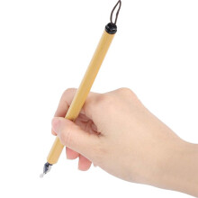 Bamboo Reed-Qalam Pens, 5PCS Calligraphy Dip Pen, Vintage Handcrafted Calligraphy Pens (Round Nib Set)