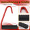 Gyms Vertical Grip Handle Pulls  Resistance Band Handle Exercises Band Attachments Handle for Pulls- Workouts,B 5