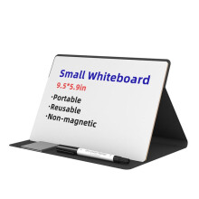 Quadro Branco Pequeno Portátil, Quadro Magnético Reutilizável para Apagamento A Seco com Marcador, Pano de Limpeza, Quadro Magnético para