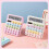 Candy-Colored Desktop Calculator for Office & School, Student Stationery, Ideal for Calculations D 9