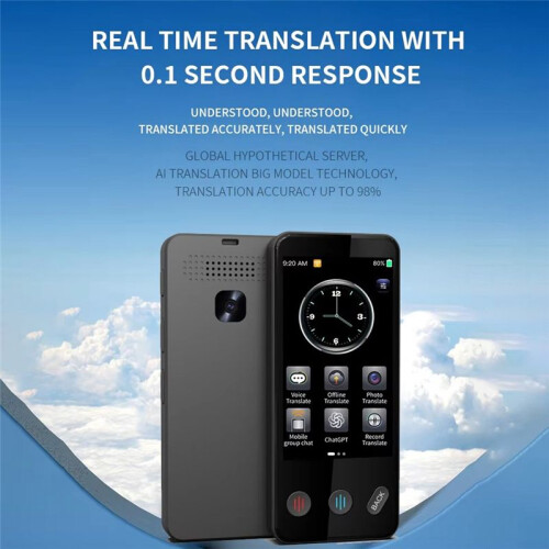 Voice Translator Device Multi 139 Languages Translation Portable Photo Record Text Translator Machine 2