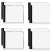 8Pack Sublimation Wallet Leather Blank Heat Transfer Sublimation Wallets Bank for Men Gift Office Travel