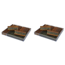 20 Set/Scatola  Legno Combinato Numero Prezzo Cubo Tag Gioielli Numero Regolabile Prezzo Etichetta Portacarte Supporto per Carta B