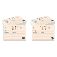 Recipe Cards 4X6Inches Set of 200 Double Sided Thick Cardstock Blank Recipe Cards for Mom, Sister, Daughter, Friend Gift