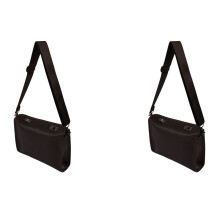 2X Herren Leder Messenger Aktentasche Laptop Schulter Umhängetasche Business Handtasche