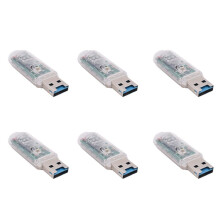 6X Lucky Miner V3 Leise Miner-Maschine USB-Mining-Maschine 74KH/S LV03 -Home-Miner-Maschine Asic Mining