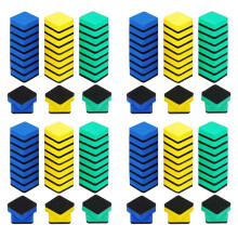 120Pcs Whiteboard Eraser Washable and Reusable Magnetic Whiteboard Eraser for Cleaning Dry Erase Markers