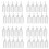 40Pcs 30Ml Plastic Squeezable Tip Applicator Bottle Refillable Dropper Bottles with Needle Tip Caps for Glue DIY 1