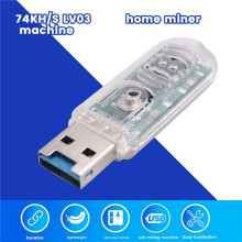 6X Lucky Miner V3 Silent Miner Machine Usb Mining Machine 74KH/S LV03 Home Miner Machine Asic Mining