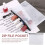 54Pcs Mesh Zipper Pouch Document Bag, 8 Assorted Size, Waterproof Plastic Zip File Folders, Multipurpose for Office,Home 4
