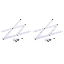 2X Scale Excellent Folding Ruler Artist Pantograph Copy Rluers Draw Enlarger Reducer Tool for Office School Drawing
