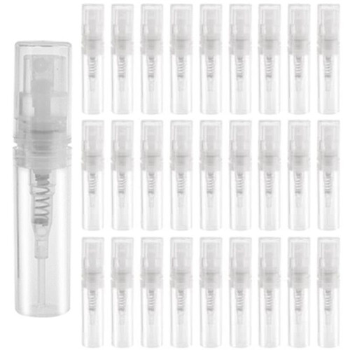 160x 3ML Transparent Plastic Spray Bottle Small Cosmetic Packing Atomizer Perfume Bottles Atomizing Spray Liquid Contain