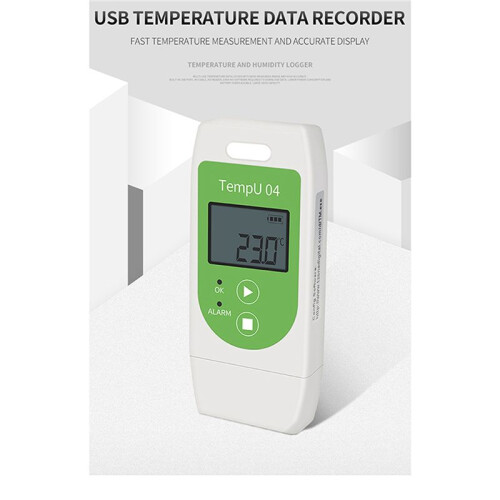 2X TempU04 USB Temperature Data Logger Recorder with 32000 Points Capacity Reusable TEMP Data Logger 30%OFF 1