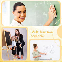 20Er-Pack Kreidetafel-Radierer, Wollfilz-Radierer, Staubfreier Holzkreide-Radierer, Tafel-Radiergummi-Reiniger für Kinderlehrer