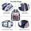 4X Heavy Duty Clear Backpack,Security Transparent School Backpack,See Through Bookbag for Work,Security Check and Travel 1