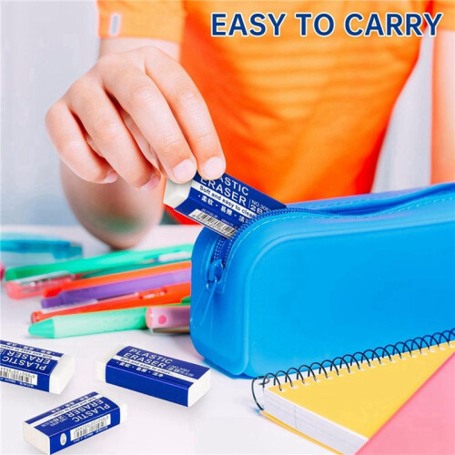 24 Pack Pencil Erasers, White Erasers for School, Art Erasers for Kids Drawing Bulk 2