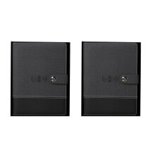 2X Business Travel A5 Manager Bag Notebook with Power Bank Battery Charger Wire and Wireless Charging Mobile Rack