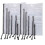 54Pcs Mesh Zipper Pouch Document Bag, 8 Assorted Size, Waterproof Plastic Zip File Folders, Multipurpose for Office,Home 2