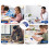 24 Pack Pencil Erasers, White Erasers for School, Art Erasers for Kids Drawing Bulk 6
