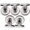 20pcs 3cm Magnetic Clip Magnet Refrigerator Wall Memo Note Message Holder Silver 8