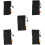 HAWEEL 25-Pack Nylon Mesh Drawstring Storage Pouch Bag - 3.5 X 7.3 Inch Multi Purpose Outdoor Activity Pouch(Black) 5