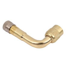6 Pcs Valve Extension Valve Tire Brass 90 Degree Universal for Truck Car Motorcycle