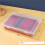 2X Plastic File Organizer Transparent Square Storage Box A4 Storage Box File Storage Box M 3
