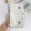 5X A6 Budget Binder Cover Clear PVC 6 Ring Binder Glitter Star Refillable Notebook Shell Protector with 2 Snaps 5