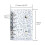 2X A7 Budget Binder Cover Clear PVC 6 Ring Binder Glitter Star Refillable Notebook Shell Protector with 2 Snaps 5