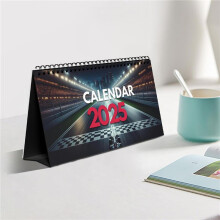 2X 2025 Desktop Calendar for Formula Racing Fan 2025 Desktop Calendar Calendar F1 Calendar 2025 Months Calendar