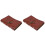 2X Retro Personality Notebooks Journal Notepads Ring Binder Diary Notebook Light Brown S 1
